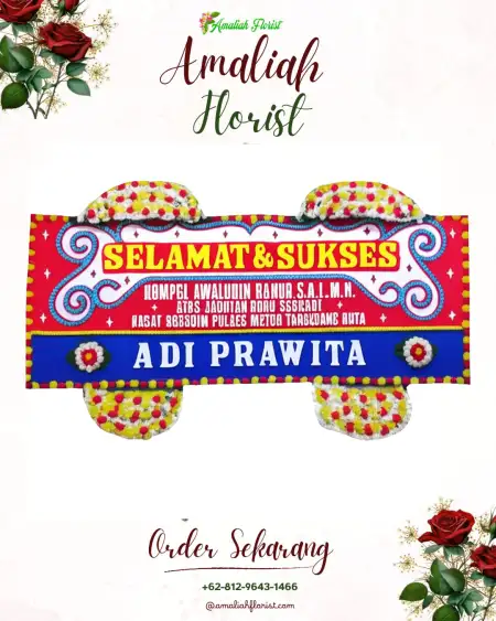 Papan Bunga Ucapan Selamat Sindangwasa